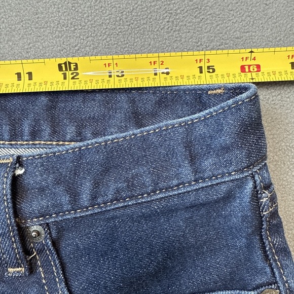 UNIQLO Jeans Mens 32x32 Blue Selvedge Kaihara Slim Straight Japanese Denim - Picture 8 of 13